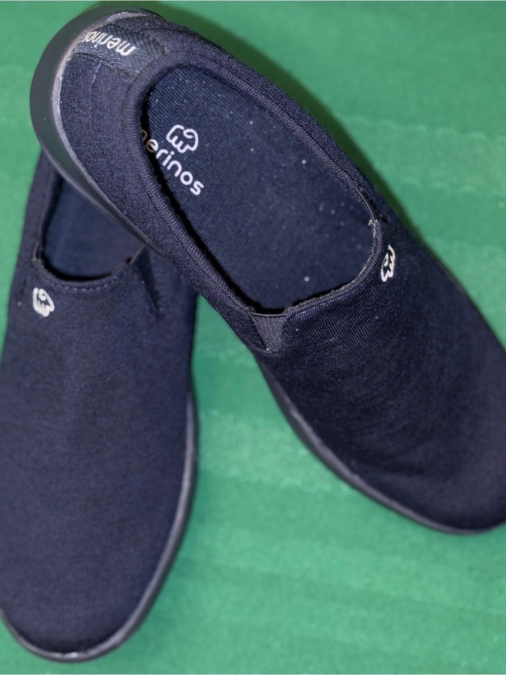 Merinos Women’s Navy Slip-On Comfort Loafers